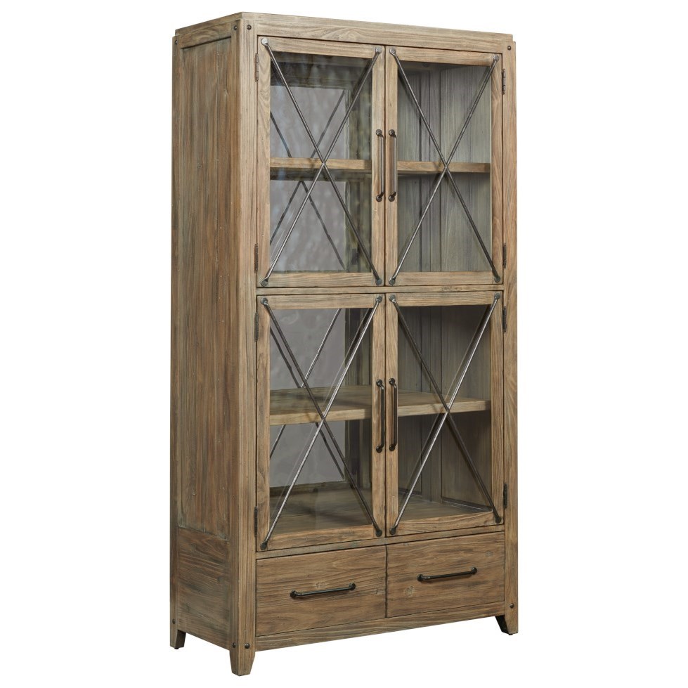 Kincaid Furniture Hadleigh 607 830P Traditional China Cabinet with